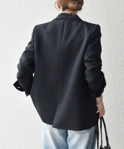 SHIPS / シップス テーラードジャケット | 《一部追加予約》SHIPS any:〈洗濯機可能〉ダブルクロス セミダブル ジャケット［NAVY BLUE］ | 詳細9