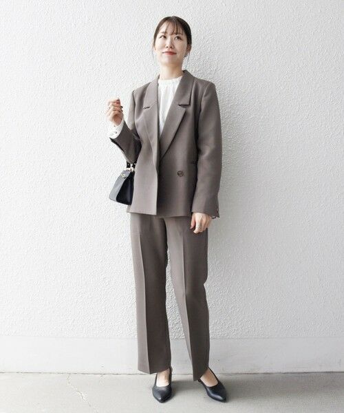 SHIPS / シップス テーラードジャケット | 《一部追加予約》SHIPS any:〈洗濯機可能〉ダブルクロス セミダブル ジャケット［NAVY BLUE］ | 詳細19