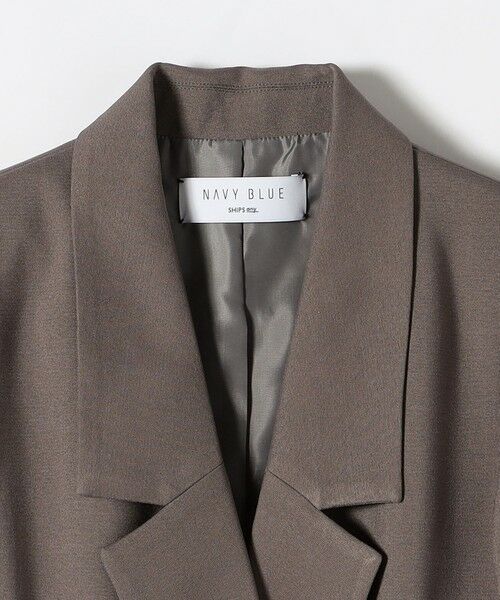 SHIPS / シップス テーラードジャケット | 《一部追加予約》SHIPS any:〈洗濯機可能〉ダブルクロス セミダブル ジャケット［NAVY BLUE］ | 詳細30