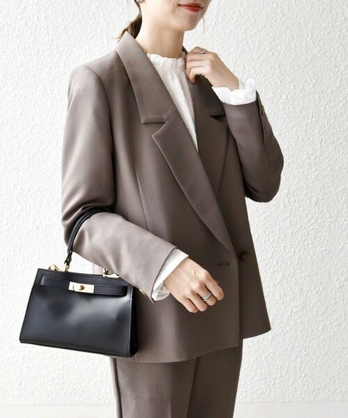 SHIPS / シップス テーラードジャケット | 《一部追加予約》SHIPS any:〈洗濯機可能〉ダブルクロス セミダブル ジャケット［NAVY BLUE］ | 詳細23