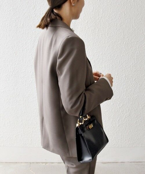 SHIPS / シップス テーラードジャケット | 《一部追加予約》SHIPS any:〈洗濯機可能〉ダブルクロス セミダブル ジャケット［NAVY BLUE］ | 詳細24