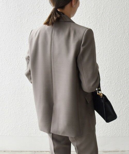 SHIPS / シップス テーラードジャケット | 《一部追加予約》SHIPS any:〈洗濯機可能〉ダブルクロス セミダブル ジャケット［NAVY BLUE］ | 詳細25