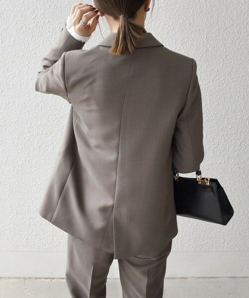 SHIPS / シップス テーラードジャケット | 《一部追加予約》SHIPS any:〈洗濯機可能〉ダブルクロス セミダブル ジャケット［NAVY BLUE］ | 詳細26