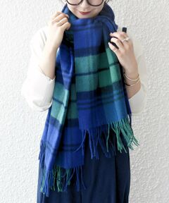 SHIPS / シップス マフラー・ショール・スヌード・ストール | 《追加予約》SHIPS any: ウール チェック ストール
