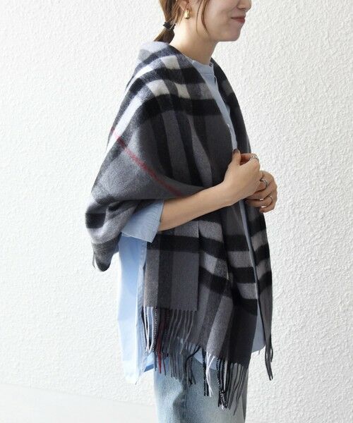 SHIPS / シップス マフラー・ショール・スヌード・ストール | 《追加予約》SHIPS any: ウール チェック ストール | 詳細2