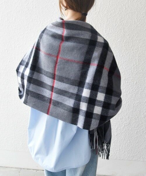 SHIPS / シップス マフラー・ショール・スヌード・ストール | 《追加予約》SHIPS any: ウール チェック ストール | 詳細3