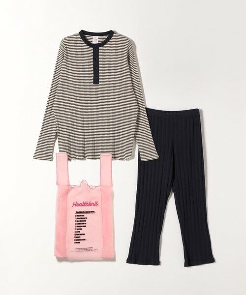 Healthknit:〈洗濯機可能〉ルームウェア セット （ルームウェア