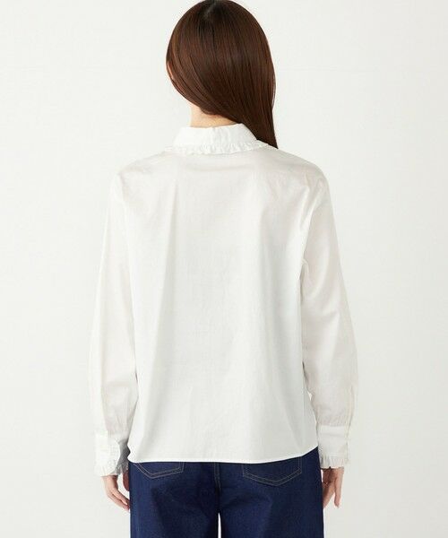 SHIPS / シップス シャツ・ブラウス | SHIPS Colors:〈手洗い可能〉フリルカラー シャツ | 詳細9