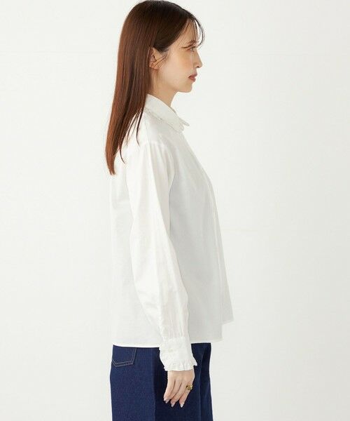 SHIPS / シップス シャツ・ブラウス | SHIPS Colors:〈手洗い可能〉フリルカラー シャツ | 詳細10