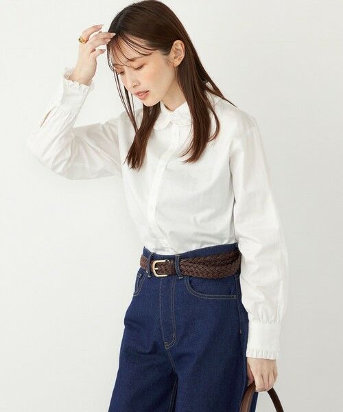 SHIPS / シップス シャツ・ブラウス | SHIPS Colors:〈手洗い可能〉フリルカラー シャツ | 詳細12