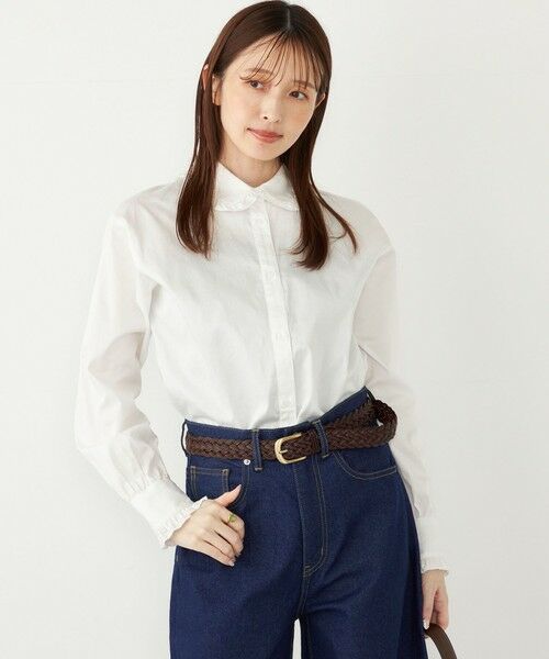 SHIPS / シップス シャツ・ブラウス | SHIPS Colors:〈手洗い可能〉フリルカラー シャツ | 詳細13