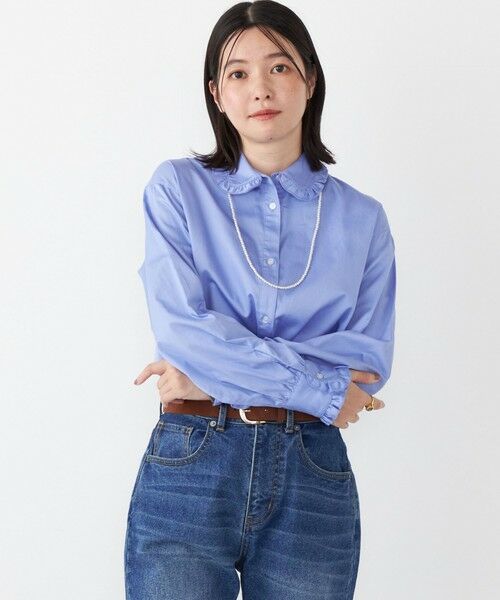 SHIPS / シップス シャツ・ブラウス | SHIPS Colors:〈手洗い可能〉フリルカラー シャツ | 詳細20