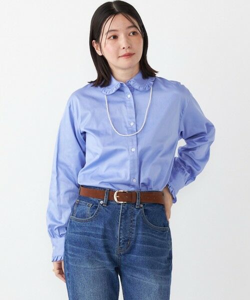 SHIPS / シップス シャツ・ブラウス | SHIPS Colors:〈手洗い可能〉フリルカラー シャツ | 詳細21