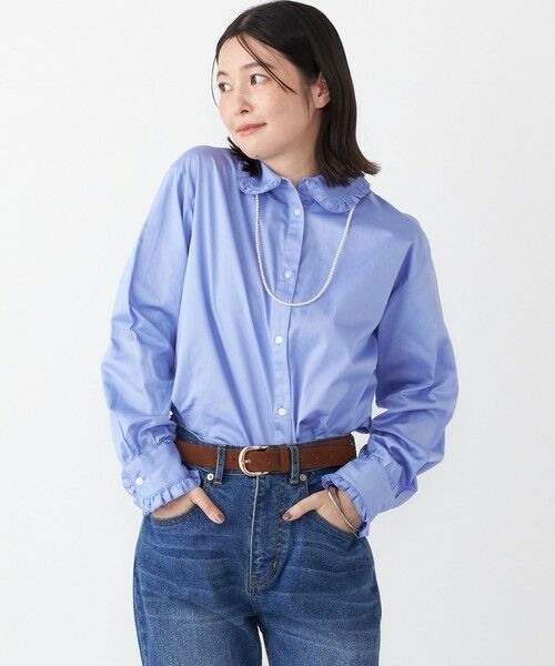 SHIPS / シップス シャツ・ブラウス | SHIPS Colors:〈手洗い可能〉フリルカラー シャツ | 詳細22