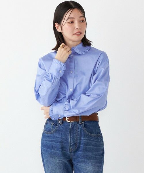 SHIPS / シップス シャツ・ブラウス | SHIPS Colors:〈手洗い可能〉フリルカラー シャツ | 詳細23