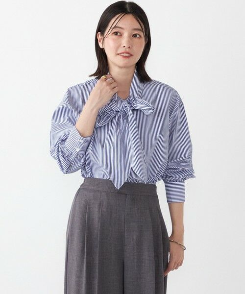 SHIPS / シップス シャツ・ブラウス | SHIPS Colors:〈手洗い可能〉コットン ボウタイ シャツ | 詳細25