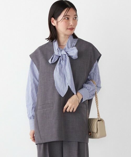 SHIPS / シップス シャツ・ブラウス | SHIPS Colors:〈手洗い可能〉コットン ボウタイ シャツ | 詳細30