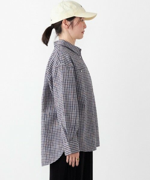 SHIPS / シップス シャツ・ブラウス | SHIPS Colors:〈手洗い可能〉ダブル  ポケット オーバー チェック シャツ | 詳細6