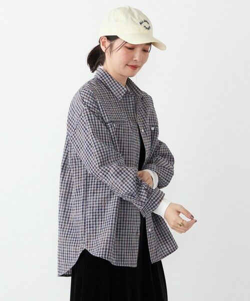 SHIPS / シップス シャツ・ブラウス | SHIPS Colors:〈手洗い可能〉ダブル  ポケット オーバー チェック シャツ | 詳細8