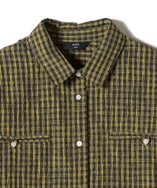 SHIPS / シップス シャツ・ブラウス | SHIPS Colors:〈手洗い可能〉ダブル  ポケット オーバー チェック シャツ | 詳細14