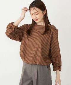 SHIPS / シップス シャツ・ブラウス | SHIPS Colors:〈洗濯機可能〉ロール カラー ストライプ ブラウス