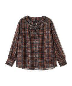 SHIPS / シップス シャツ・ブラウス | SHIPS Colors:〈手洗い可能〉カット ジャカード チェック ブラウス