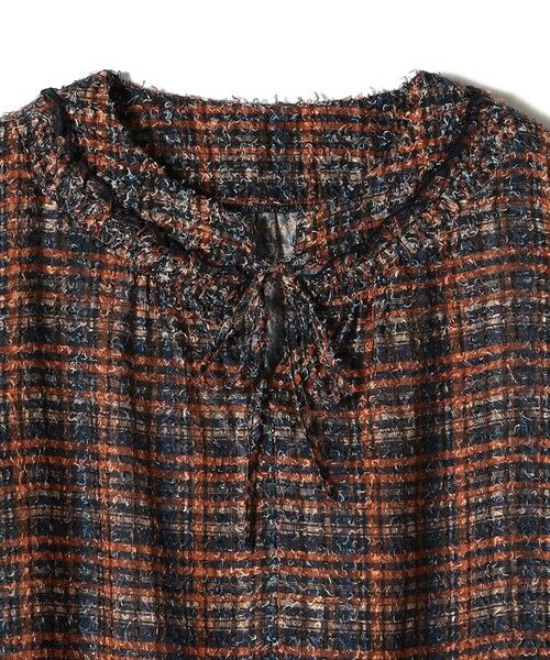 SHIPS / シップス シャツ・ブラウス | SHIPS Colors:〈手洗い可能〉カット ジャカード チェック ブラウス | 詳細2