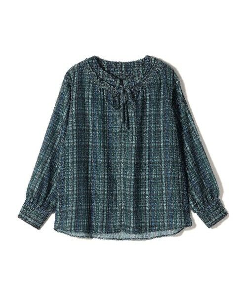 SHIPS / シップス シャツ・ブラウス | SHIPS Colors:〈手洗い可能〉カット ジャカード チェック ブラウス | 詳細6