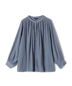 SHIPS / シップス シャツ・ブラウス | SHIPS Colors:サテン ギャザー ボタン シャツ