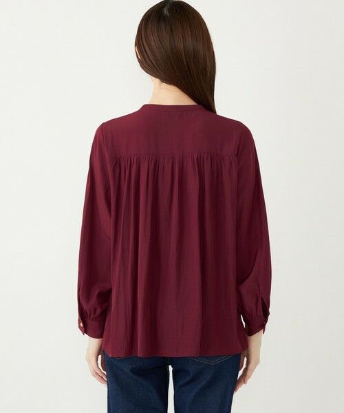 SHIPS / シップス シャツ・ブラウス | SHIPS Colors:サテン ギャザー ボタン シャツ | 詳細19