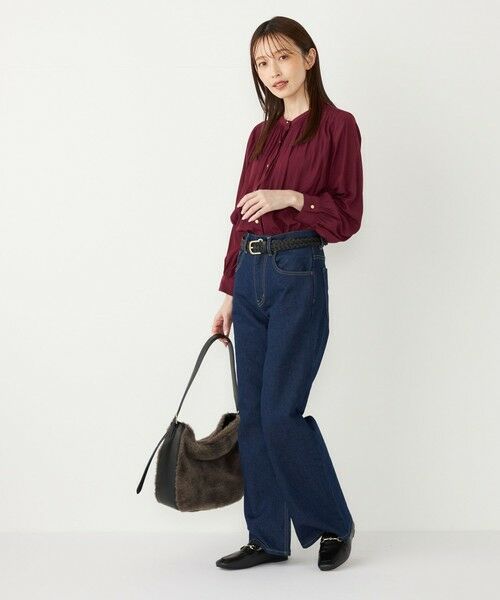 SHIPS / シップス シャツ・ブラウス | SHIPS Colors:サテン ギャザー ボタン シャツ | 詳細26