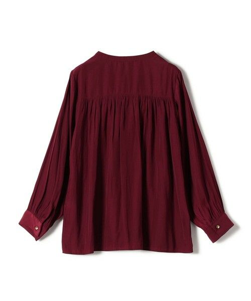 SHIPS / シップス シャツ・ブラウス | SHIPS Colors:サテン ギャザー ボタン シャツ | 詳細11