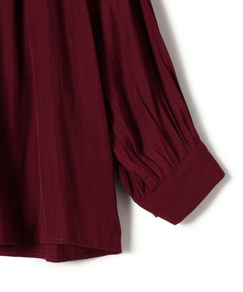 SHIPS / シップス シャツ・ブラウス | SHIPS Colors:サテン ギャザー ボタン シャツ | 詳細13