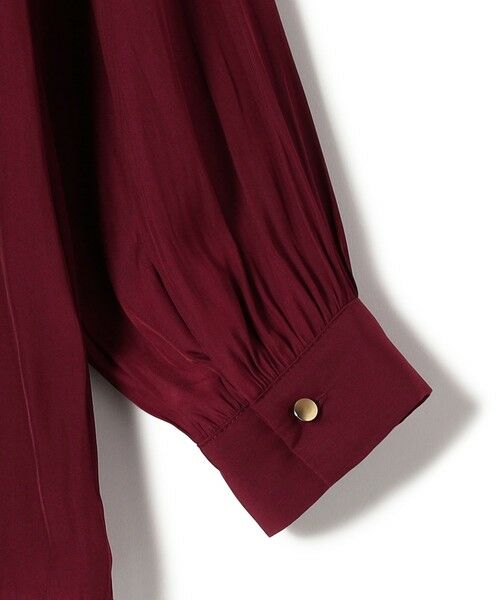 SHIPS / シップス シャツ・ブラウス | SHIPS Colors:サテン ギャザー ボタン シャツ | 詳細14