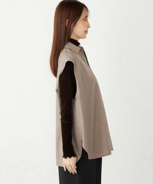 SHIPS / シップス シャツ・ブラウス | SHIPS Colors:〈手洗い可能〉TR スキッパー オーバー シャツ | 詳細11