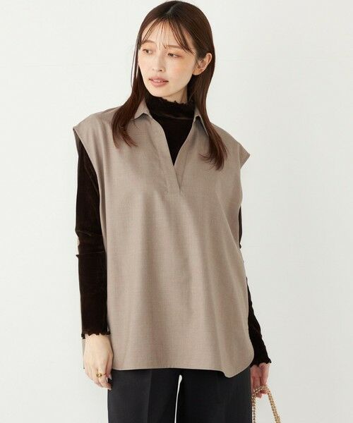 SHIPS / シップス シャツ・ブラウス | SHIPS Colors:〈手洗い可能〉TR スキッパー オーバー シャツ | 詳細12