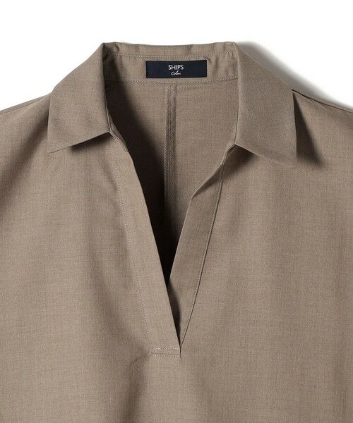 SHIPS / シップス シャツ・ブラウス | SHIPS Colors:〈手洗い可能〉TR スキッパー オーバー シャツ | 詳細3