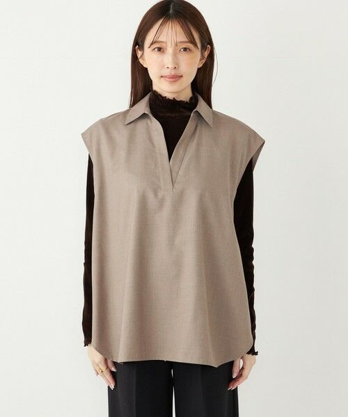 SHIPS / シップス シャツ・ブラウス | SHIPS Colors:〈手洗い可能〉TR スキッパー オーバー シャツ | 詳細8