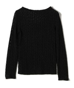 SHIPS / シップス Tシャツ | SHIPS Colors:〈手洗い可能〉ストレッチ レース ボートネック インナー