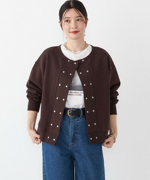 SHIPS / シップス スウェット | SHIPS Colors:〈手洗い可能〉USA 裏毛 ドットボタン 2WAY プルオーバー | 詳細12