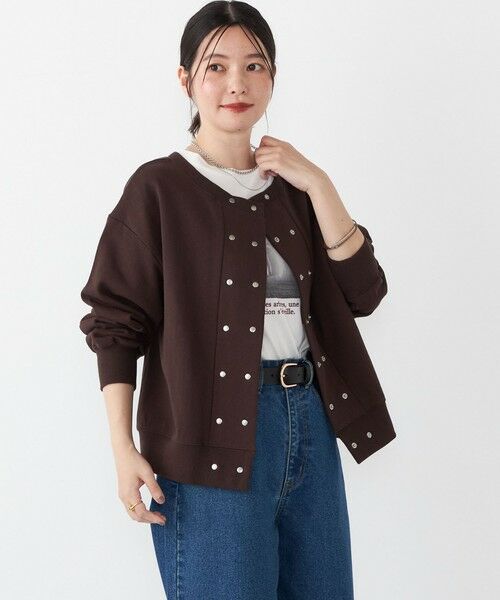 SHIPS / シップス スウェット | SHIPS Colors:〈手洗い可能〉USA 裏毛 ドットボタン 2WAY プルオーバー | 詳細14