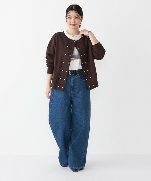 SHIPS / シップス スウェット | SHIPS Colors:〈手洗い可能〉USA 裏毛 ドットボタン 2WAY プルオーバー | 詳細15