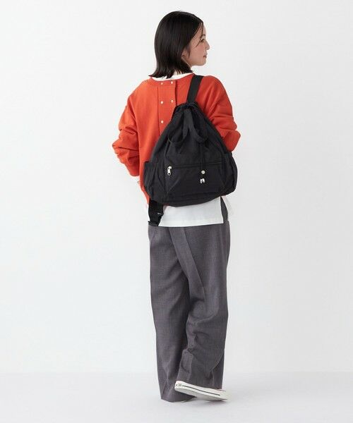 SHIPS / シップス スウェット | SHIPS Colors:〈手洗い可能〉USA 裏毛 ドットボタン 2WAY プルオーバー | 詳細19