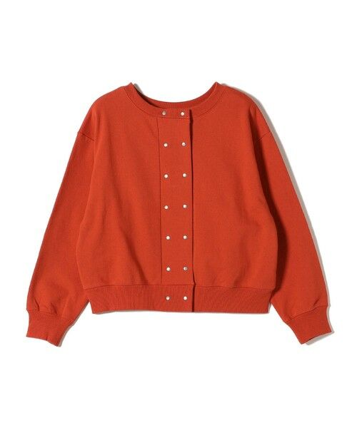 SHIPS / シップス スウェット | SHIPS Colors:〈手洗い可能〉USA 裏毛 ドットボタン 2WAY プルオーバー | 詳細17