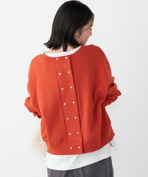 SHIPS / シップス スウェット | SHIPS Colors:〈手洗い可能〉USA 裏毛 ドットボタン 2WAY プルオーバー | 詳細22