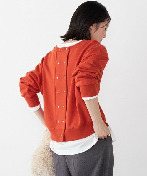 SHIPS / シップス スウェット | SHIPS Colors:〈手洗い可能〉USA 裏毛 ドットボタン 2WAY プルオーバー | 詳細23