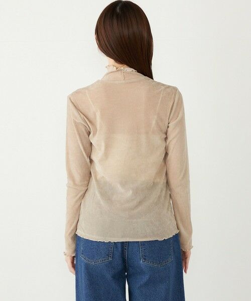 SHIPS / シップス カットソー（半袖以外） | SHIPS Colors:〈手洗い可能〉フロッキー メッシュ タートルネック インナートップス | 詳細10