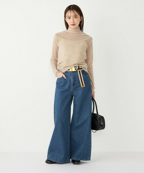 SHIPS / シップス カットソー（半袖以外） | SHIPS Colors:〈手洗い可能〉フロッキー メッシュ タートルネック インナートップス | 詳細12