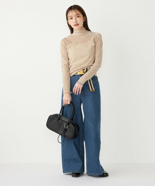 SHIPS / シップス カットソー（半袖以外） | SHIPS Colors:〈手洗い可能〉フロッキー メッシュ タートルネック インナートップス | 詳細16