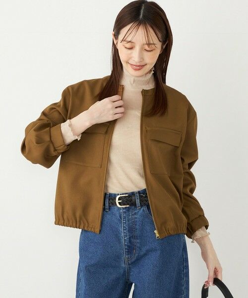 SHIPS / シップス カットソー（半袖以外） | SHIPS Colors:〈手洗い可能〉フロッキー メッシュ タートルネック インナートップス | 詳細18